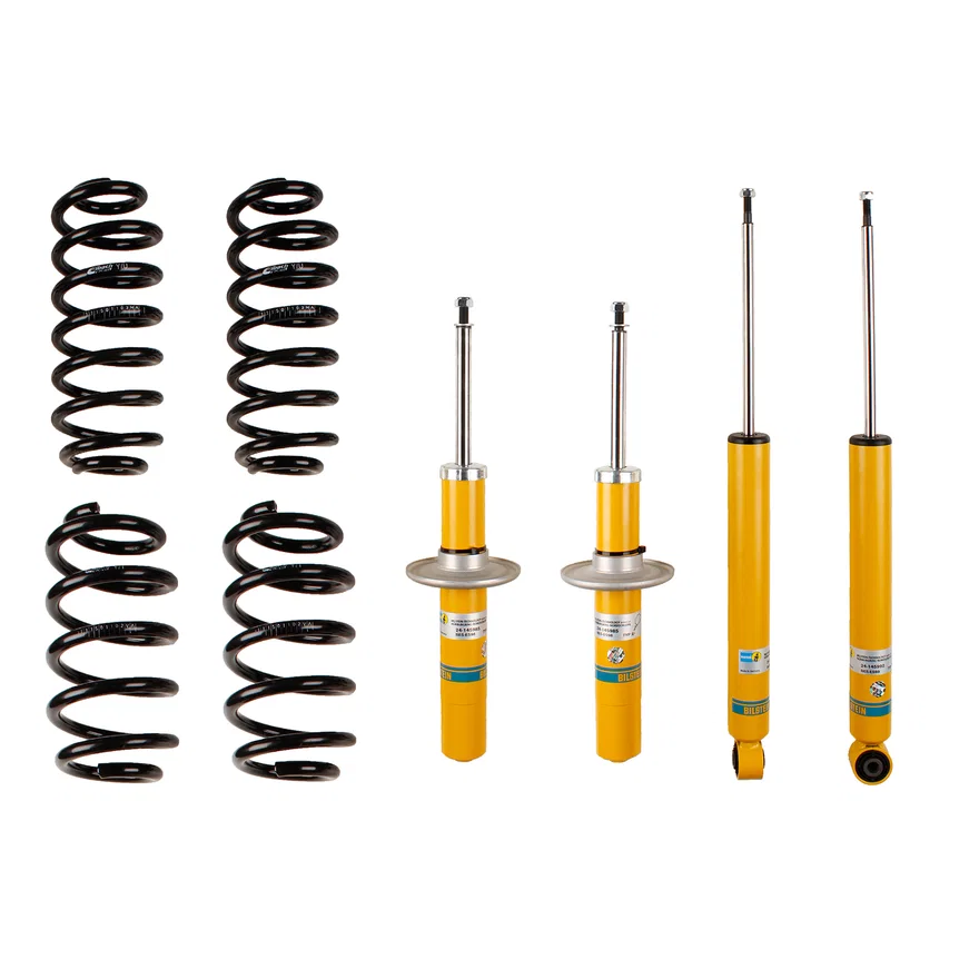Bilstein 46-183347, B12 (Pro-Kit) Front and Rear Suspension Kit for Audi A4 Quattro