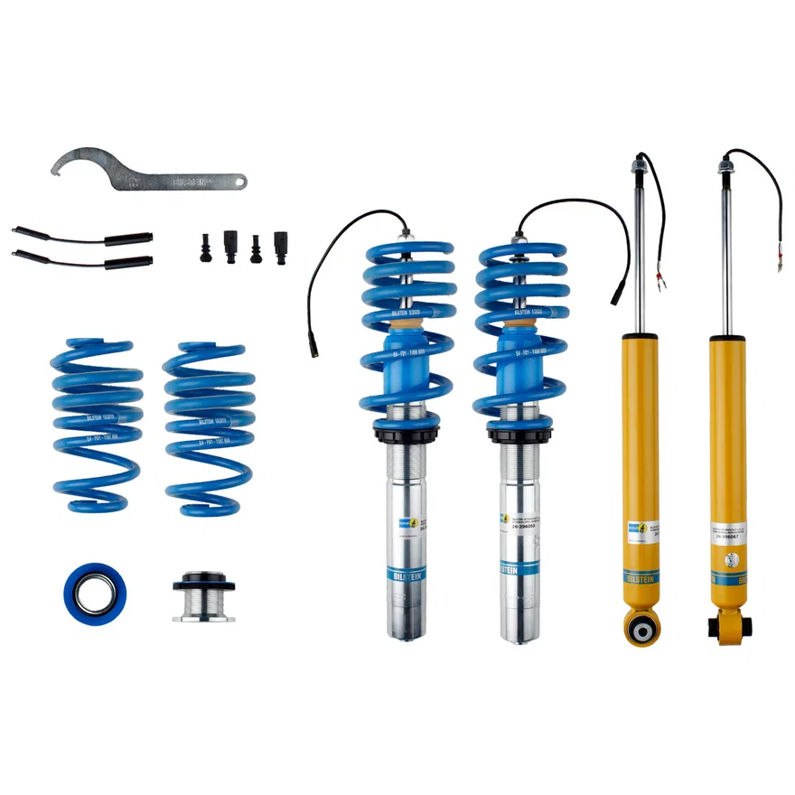 Bilstein 49-290868, B16 (DampTronic) Front and Rear Suspension Kit for Audi
