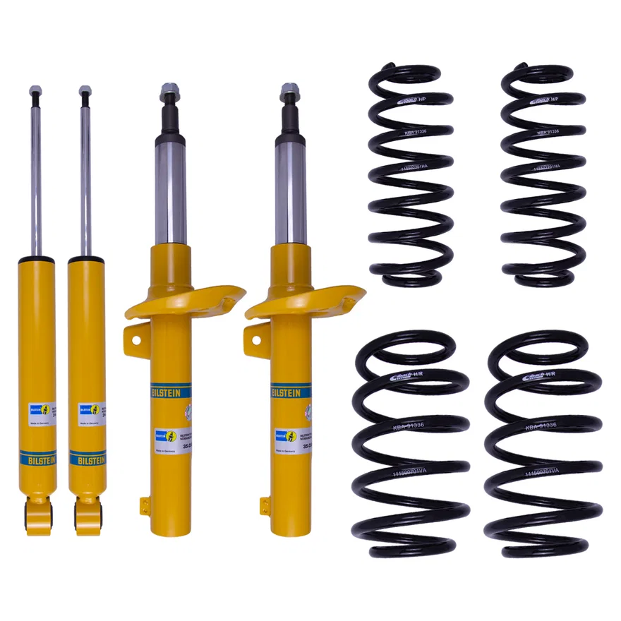 Bilstein 46-184481, B12 (Pro-Kit) Front and Rear Suspension Kit for Volkswagen Golf