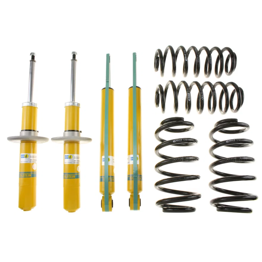 Bilstein 46-183354, B12 (Pro-Kit) Front and Rear Suspension Kit for Audi A4 Quattro
