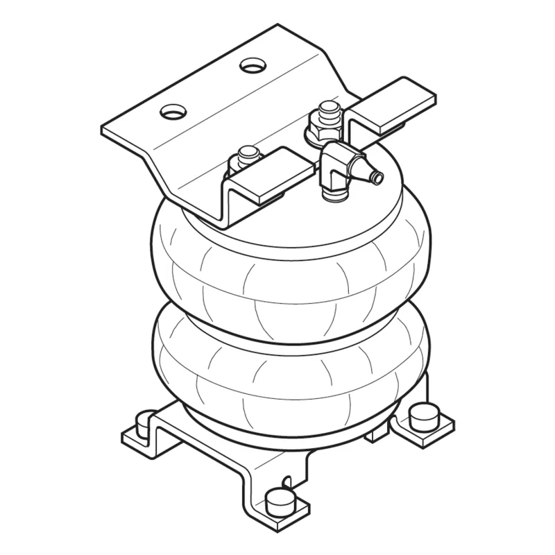 Firestone 2080, Ride-Rite Air Helper Spring Kit Rear 75-96 Chevrolet P30 RWD (W217602080)