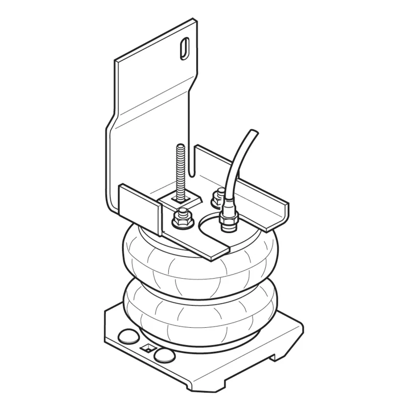 Firestone 2061, Ride-Rite Air Helper Spring Kit Rear 1992+ Ford E350 Cutaway (W217602061)