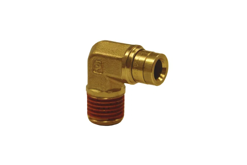 Firestone 3163, 1/4in NPT x 1/4in PTC Elbow - Single (WR17603163)