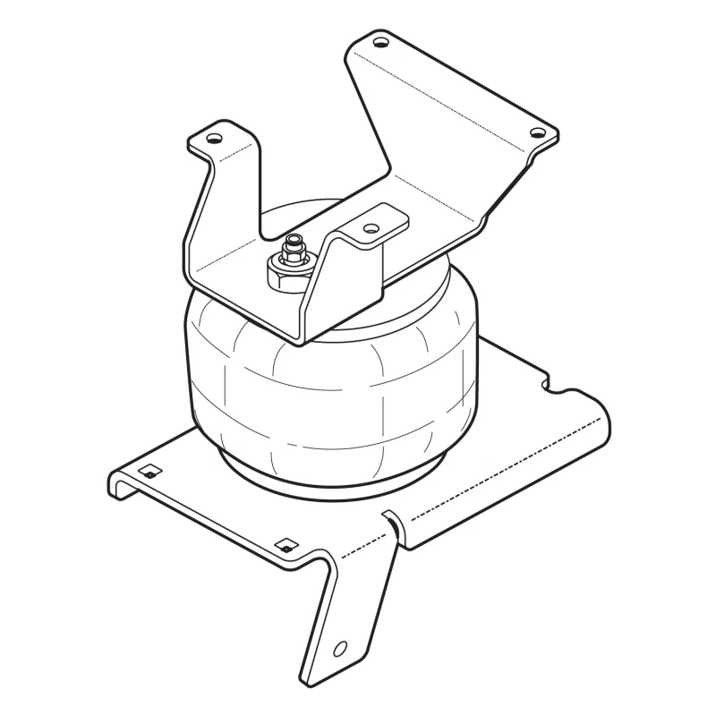 Firestone 2423, Ride-Rite Air Helper Spring Kit Rear 03-09 GM G1500 (W217602423)