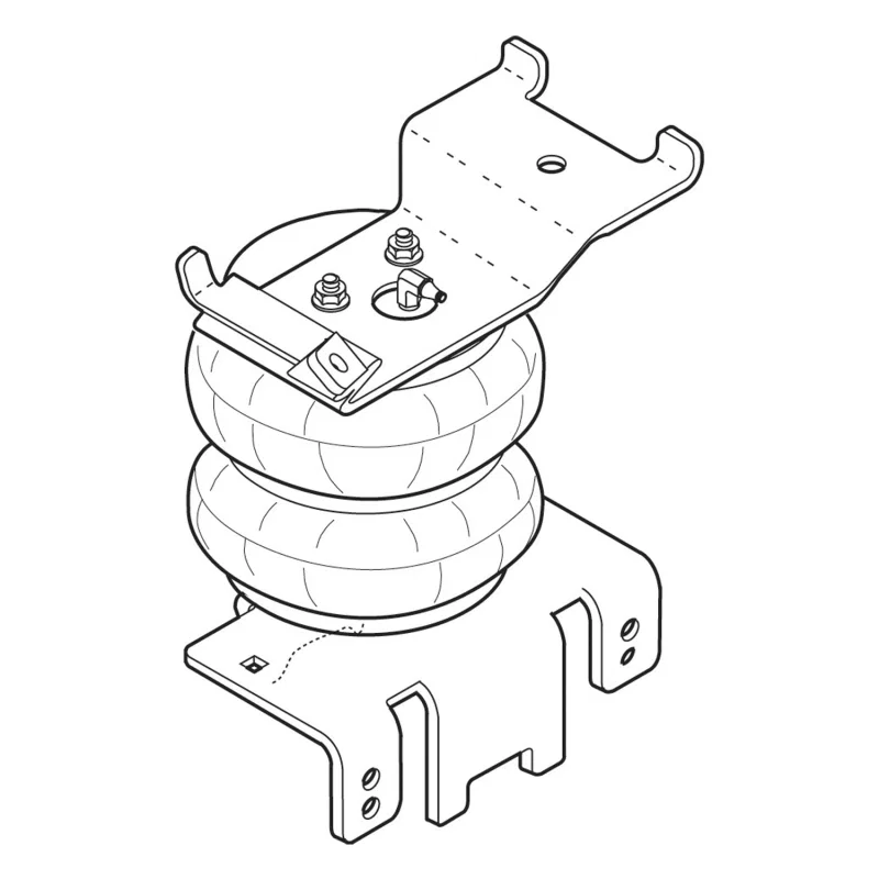 Firestone 2355, Ride-Rite Air Helper Spring Kit Rear 04-15 Nissan Titan 2WD/4WD (W217602355)