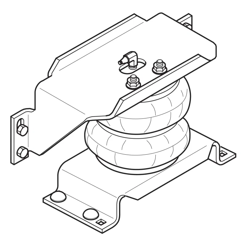 Firestone 2478, Ride-Rite Air Helper Spring Kit Front 07-17 Dodge RAM 3500HD Cab 2WD/4WD (W217602478)