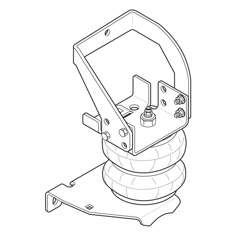 Firestone 2377, Ride-Rite Air Helper Spring Kit Rear 96-07 Ford E-450 (W217602377)