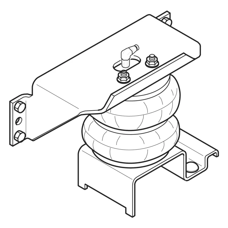 Firestone 2170, Ride-Rite Air Helper Spring Kit Rear 08-12 16K-22K GVWR (Not Thor Motorhomes) (W217602170)