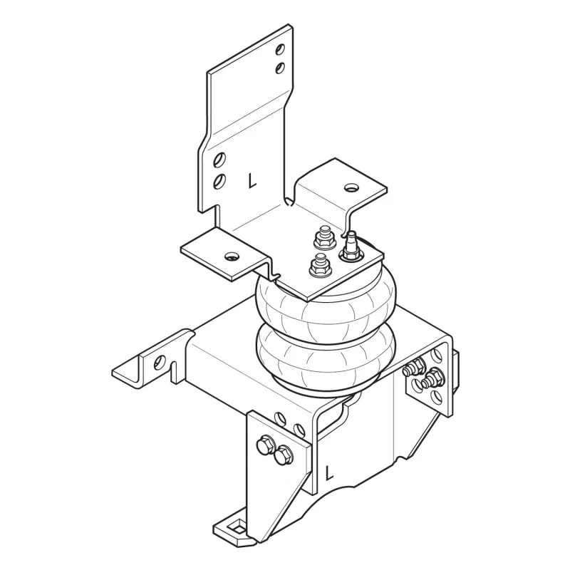 Firestone 2220, Ride-Rite Air Helper Spring Kit Rear 94-02 Dodge RAM 3500 Cab Chassis (W217602220)