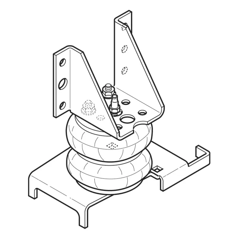 Firestone 2223, Ride-Rite Air Helper Spring Kit Front 84-04 Ford F250/F350 (W217602223)
