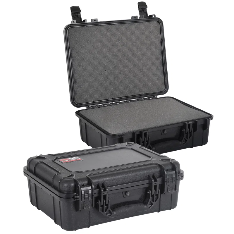 Go Rhino XG201608F, XVenture Gear Hard Case w/Foam - Large 20in. / Lockable / IP67 - Tex. Black