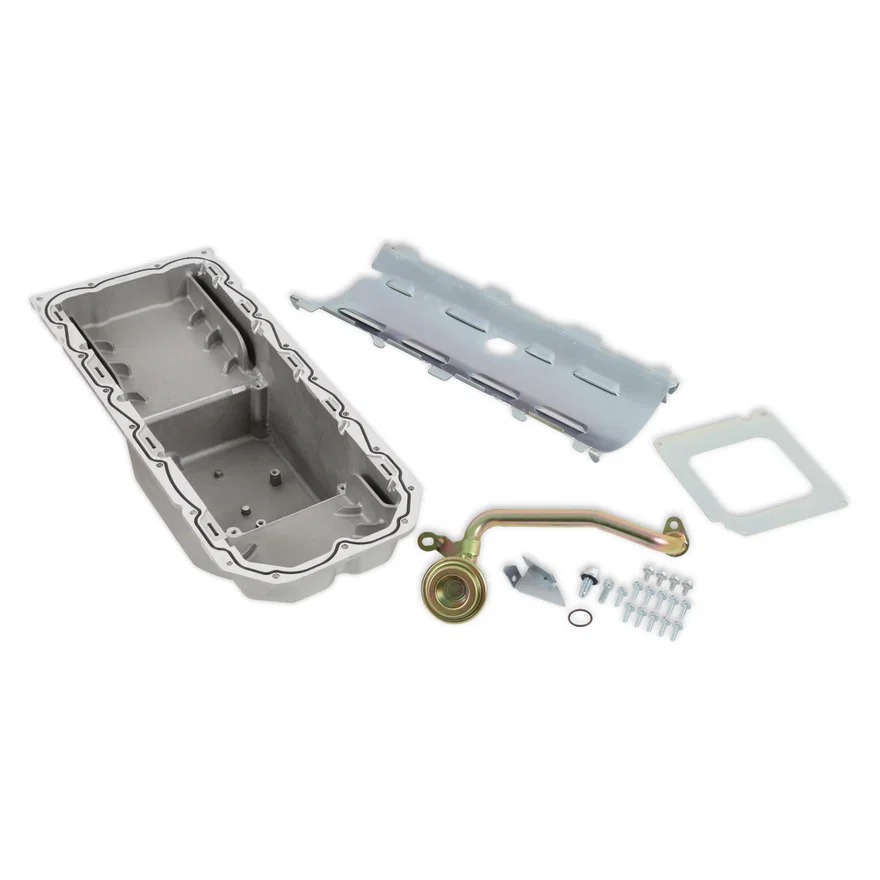 Holley 302-64, Gen III Hemi Swap Oil Pan - Mid-Sump - Hellcat - Natural