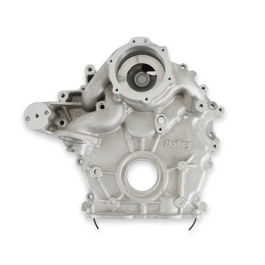 Holley 97-401, Timing Cover - Ford 7.3L Godzilla - Natural