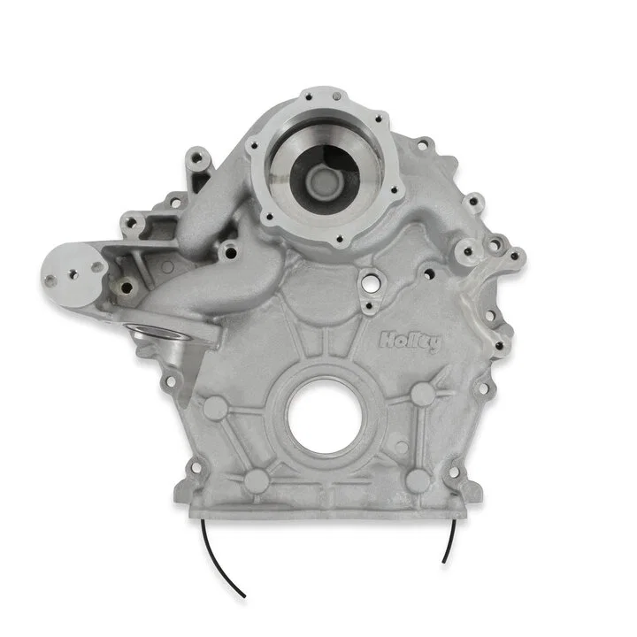 Holley 97-410, Timing Cover - Ford 7.3L Godzilla - Natural