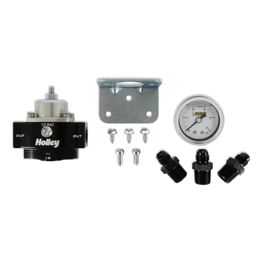 Holley 12-840KIT, Billet Bypass Fuel Pressure Regulator Kit
