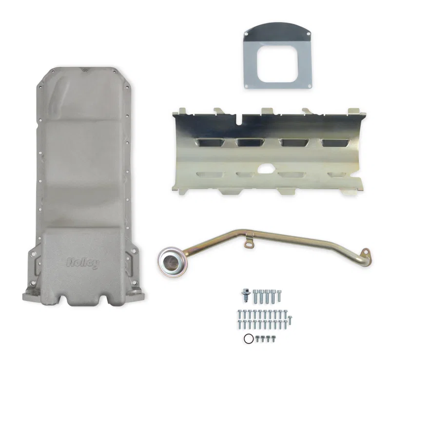 Holley 302-63, Gen III Hemi Swap Oil Pan - Natural