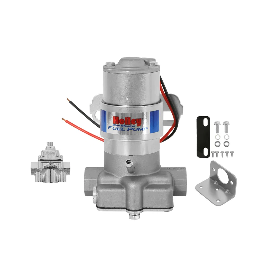Holley 712-802-1, 110 GPH Blue® Electric Fuel Pump With Regulator