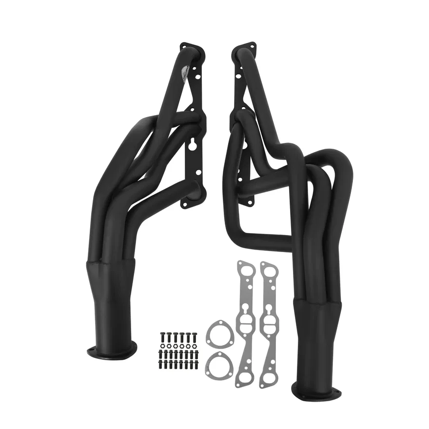 Competition Long Tube Headers - Painted for 1967-1969 Pontiac Firebird