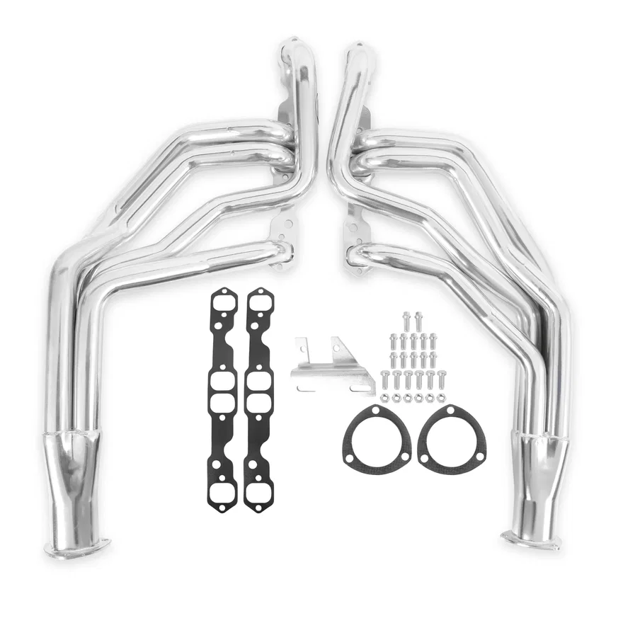 Super Competition Long Tube Headers - Ceramic Coated for 1963-1967 Chevrolet Chevy II