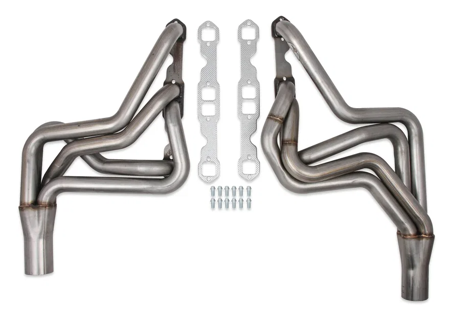 RacingHeart Street Stock Headers - Stainless for Chevrolet, Pontiac and Oldsmobile