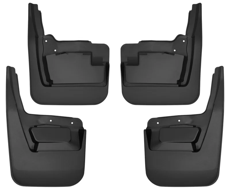 Husky Liners 58276, 19-23 GMC Sierra 1500 Custom-Molded Front and Rear Mud Guards