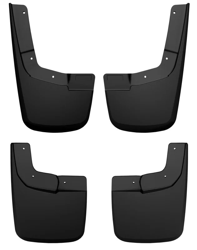 Husky Liners 58546, 2024 Ford Ranger XLT (Excl. Raptor) Front & Rear Mud Guards - Black