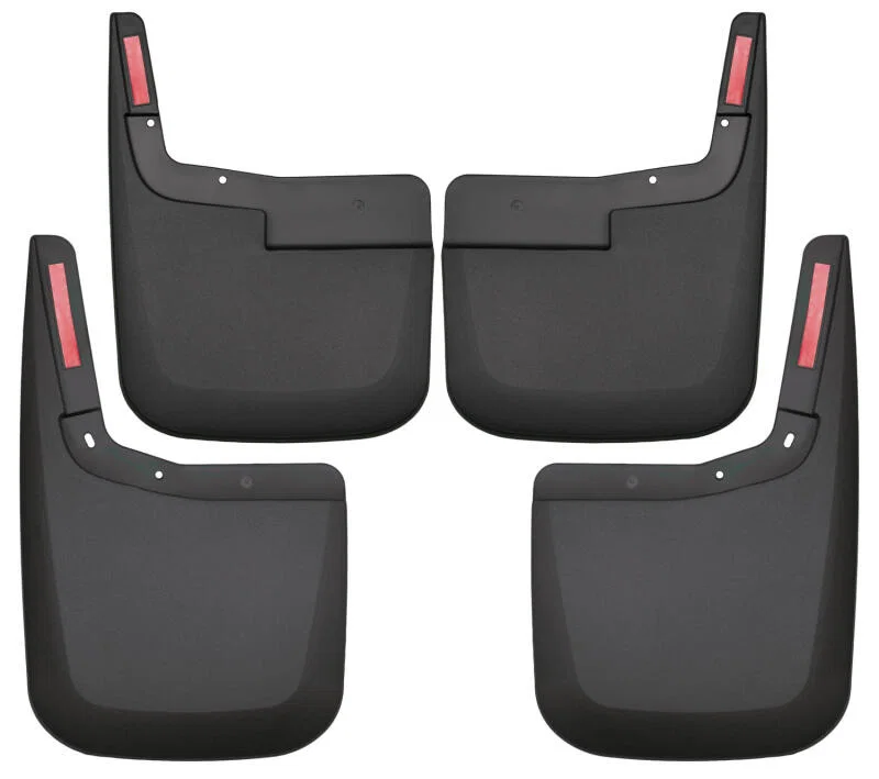 Husky Liners 58446, 2015-2017 Ford F-150 w/o Fender Flares Front and Rear Mud Guards - Black