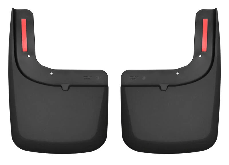 Husky Liners 58471, 2017 Ford F-250 / F-350 Super Duty Black Front Mud Guards (w/Flares)
