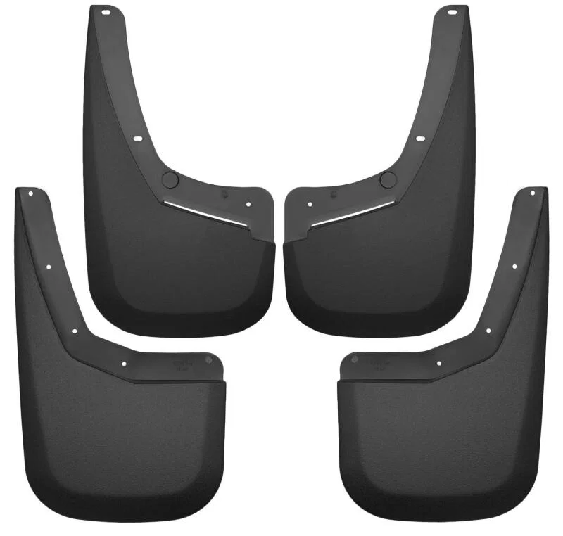 Husky Liners 56796, 07-13 Chevy Silverado 1500 LT / 07-14 Silverado 2500HD Front & Rear Mud Guards - Black