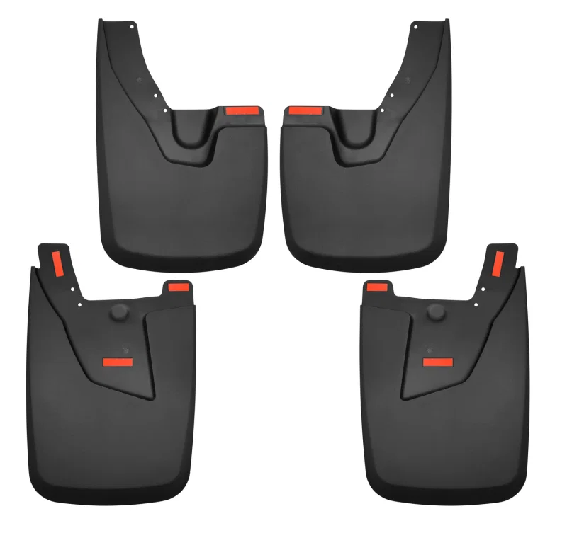 Husky Liners 58056, 19-22 Ram 2500/3500 with OEM Fender Flares Custom-Molded Front & Rear Mud Guards