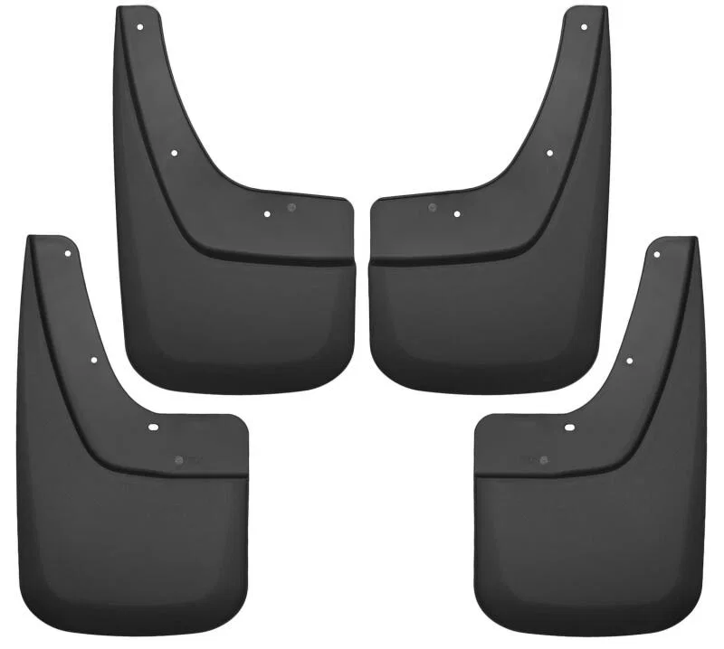 Husky Liners 56896, 14-17 GMC Sierra 1500 / 15-16 Sierra 2500 HD Front and Rear Mud Guards - Black