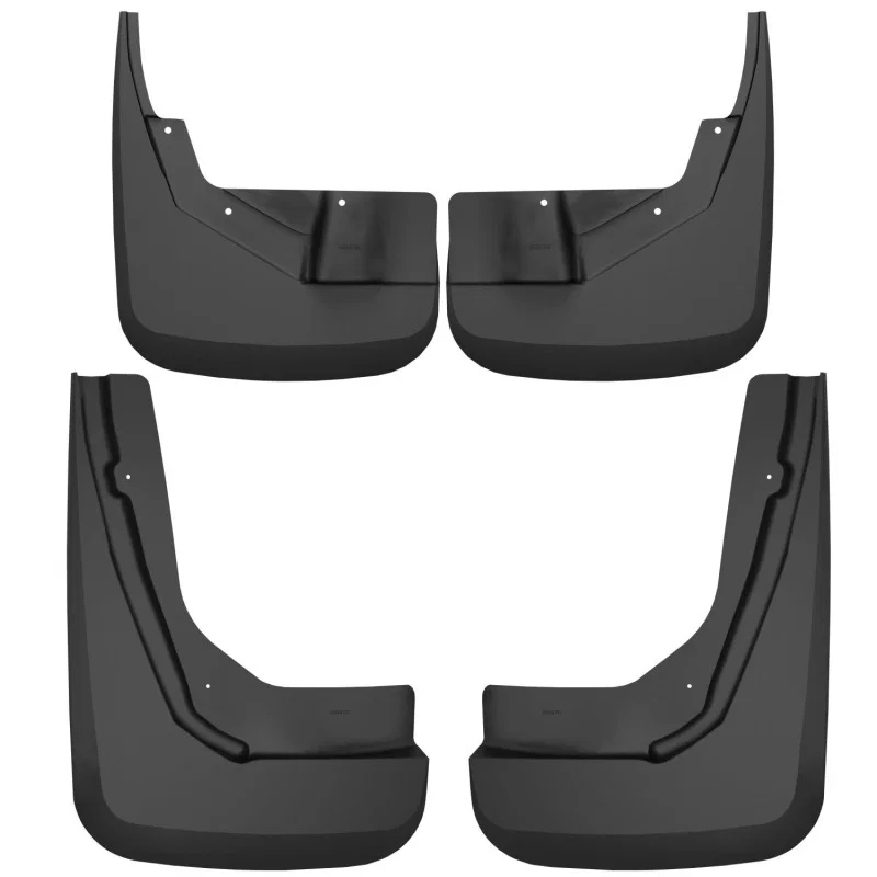 Husky Liners 58226, 21-25 Chevrolet Suburban (w/ Power Running Boards) Front and Rear Mud Guards - Black