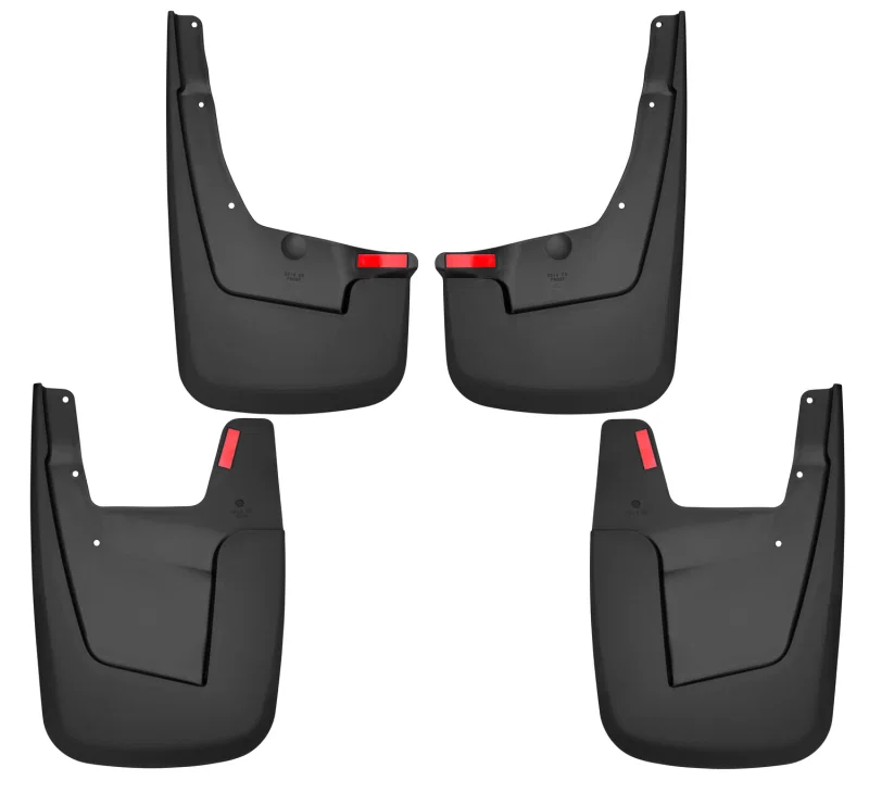 Husky Liners 58146, 19-22 RAM 1500 w/o OEM Fender Flares Custom-Molded Front & Rear Mud Guards