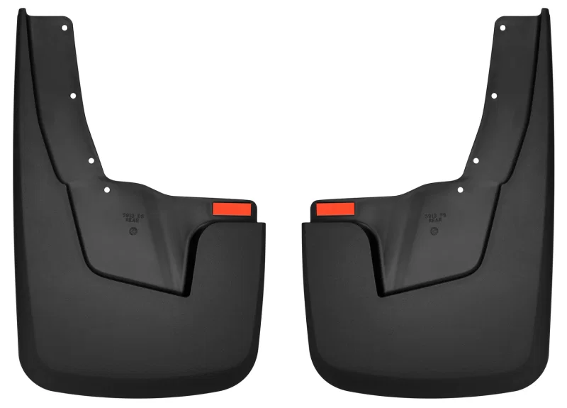 Husky Liners 59131, 19-22 RAM 1500 w/ OEM Fender Flares Custom-Molded Rear Mud Guards