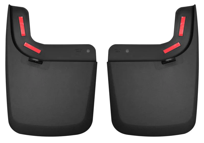 Husky Liners 59471, 17 Ford F-250 Super Duty / F-350 Super Duty Rear Mud Guards (w/ Flares) Black