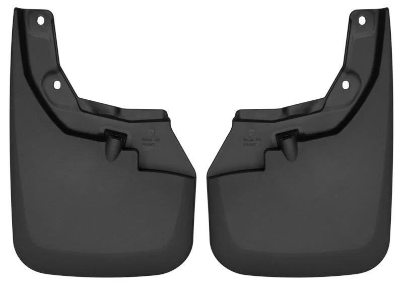 Husky Liners 56941, 16-22 Toyota Tacoma w/ OE Fender Flares Custom Molded Front Mud Guards - Black