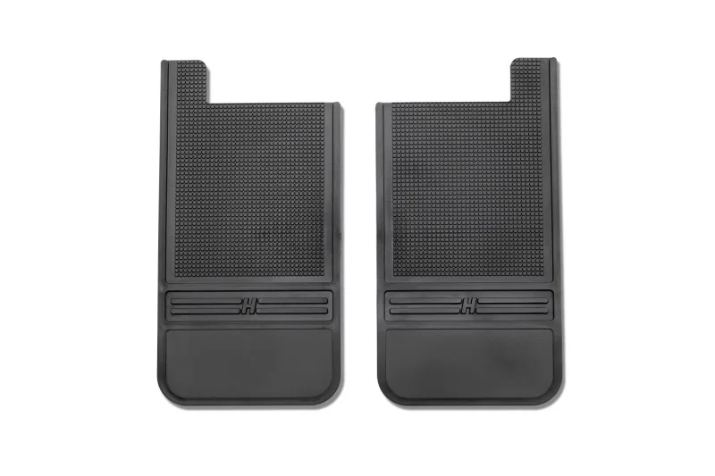 Husky Liners 55100, Universal 12in Wide Black Rubber Rear Mud Flaps w/o Weight