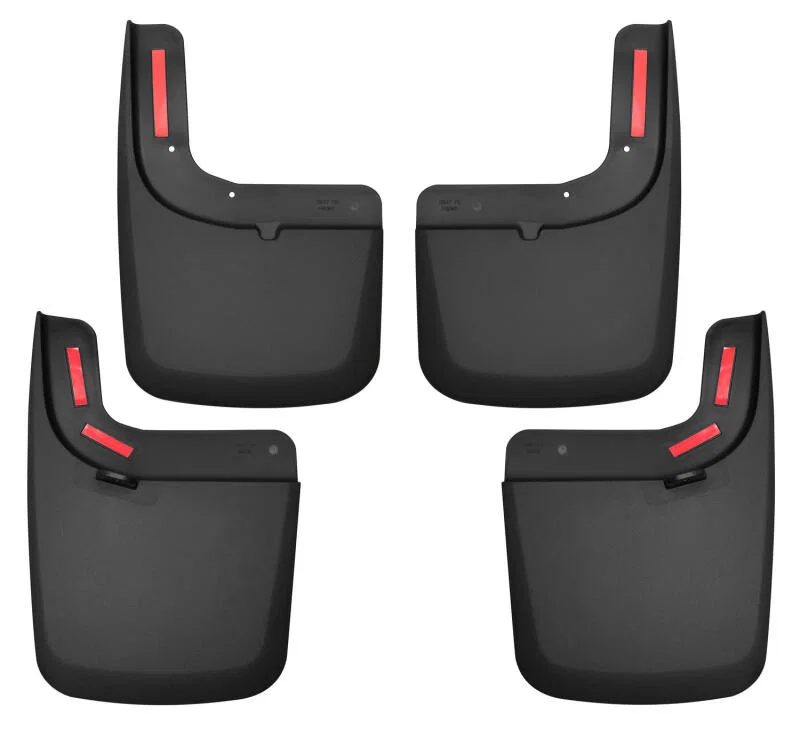 Husky Liners 58476, 17 Ford F-250 Super Duty / F-350 Super Duty Front and Rear Mud Guards (w/ Flares) Black