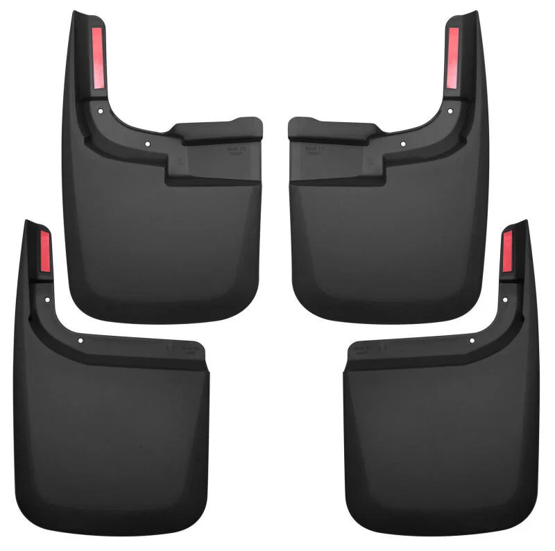 Husky Liners 58466, 2017 Ford F-250/F350 Custom-Molded Front and Rear Mud Guards