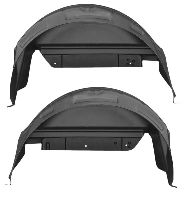 Husky Liners 79111, 11-14 Ford F-250/F-350 Super Duty Black Rear Wheel Well Guards