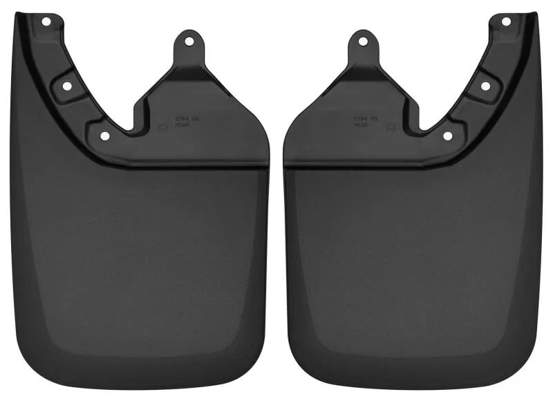 Husky Liners 57941, 2016 Toyota Tacoma w/ OE Fender Flares Custom Molded Rear Mud Guards - Black
