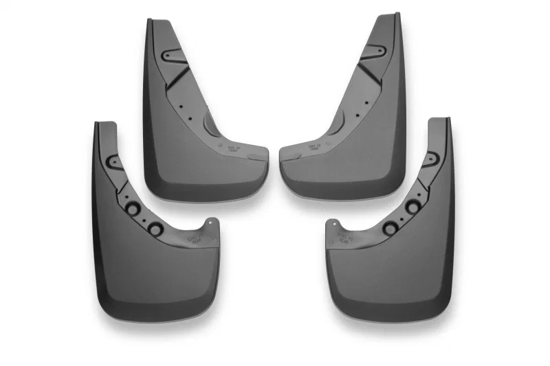 Husky Liners 56956, 2024 Toyota Tacoma CC/DC (w/Factory Flares) Front & Rear Mud Guards - Black