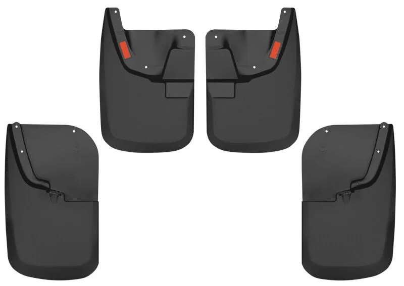 Husky Liners 56686, 11-16 Ford F-250 Super Duty/F-350 Super Duty Front and Rear Mud Guards - Black