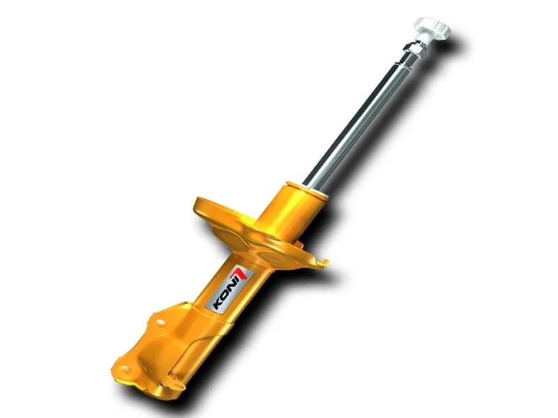 Front Sport (yellow) 8741- externally adjustable, low pressure gas full strut for 1987-1993 Ford Mustang