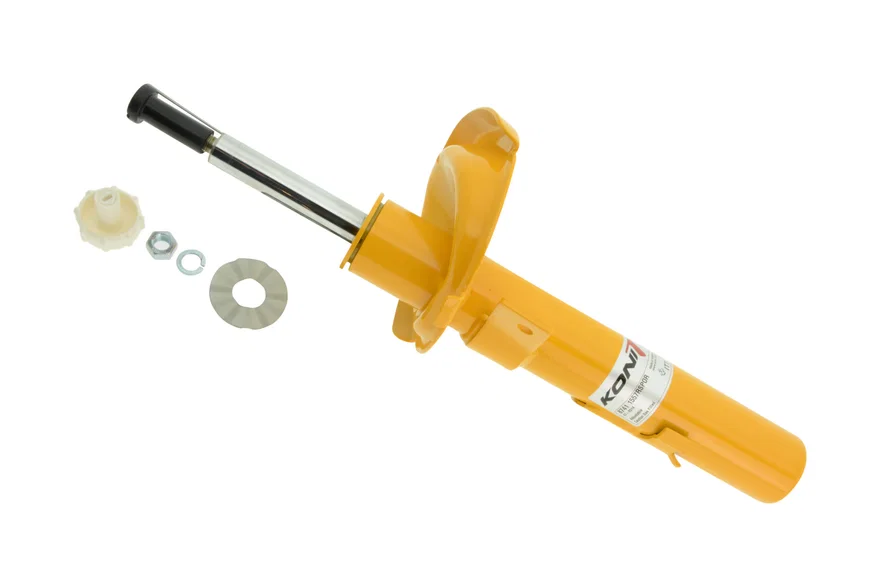 Front Right Sport (yellow) 8741- externally adjustable, low pressure gas full strut for 2012-2013 Ford Focus