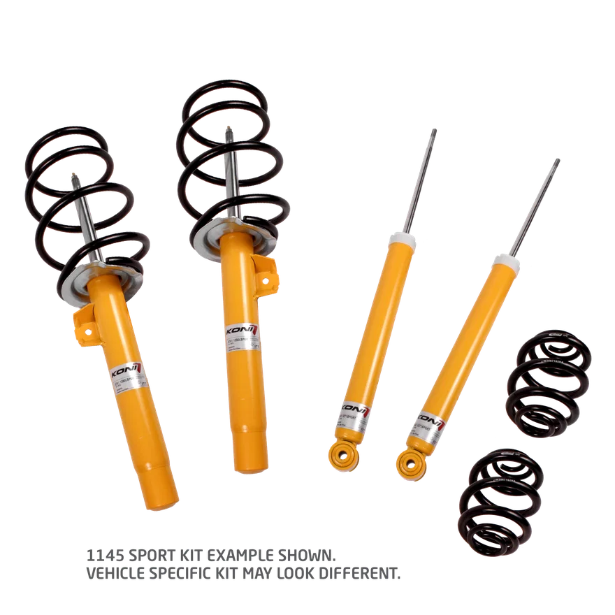 Koni 1145 1115, 1145 KONI Sport/Eibach Kit- 4 Sport (yellow) dampers & 4 Eibach lowering springs