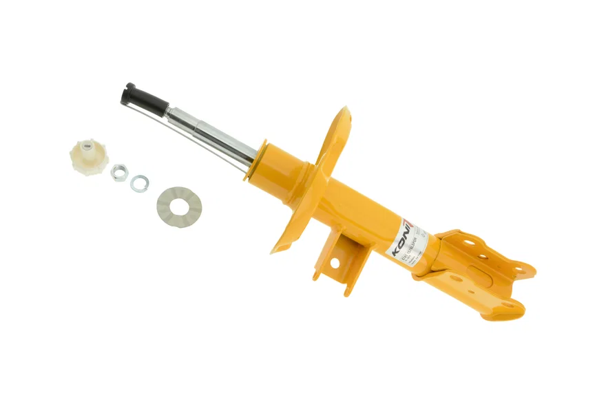 Koni 8741 1576LSPOR, Front Left Sport (yellow) 8741- externally adjustable, low pressure gas full strut for Mercedes-Benz