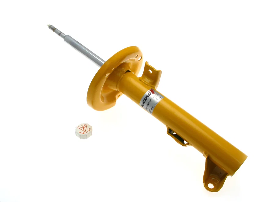 Koni 8741 1412SPORT, Front Sport (yellow) 8741- externally adjustable, low pressure gas full strut for Mercedes-Benz