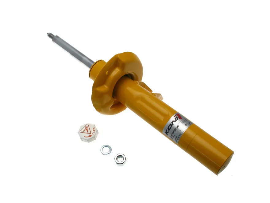 Koni 8741 1515SPORT, Front Sport (yellow) 8741- externally adjustable, low pressure gas full strut for Audi