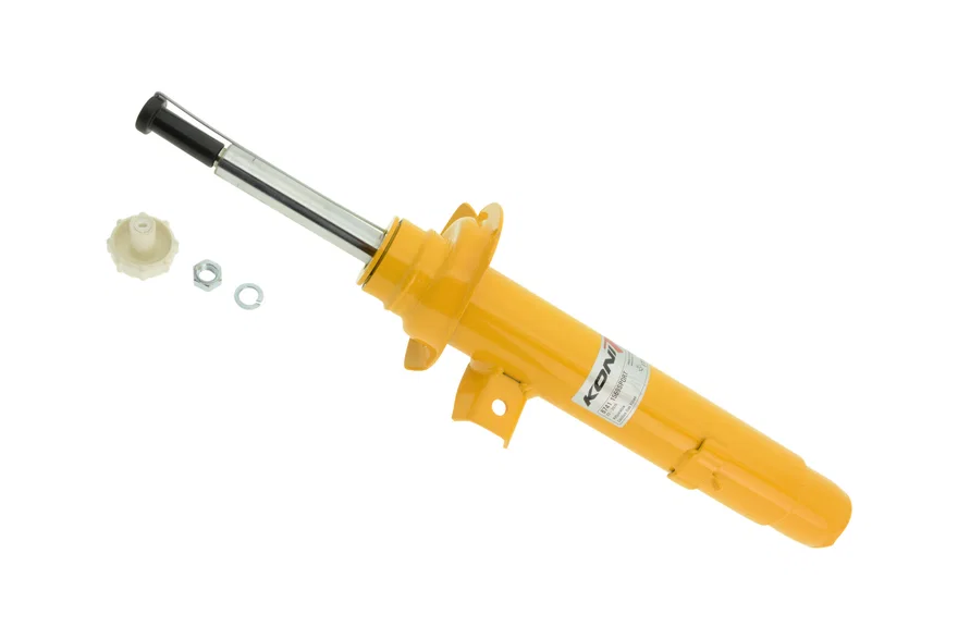 Koni 8741 1569SPORT, Front Sport (yellow) 8741- externally adjustable, low pressure gas full strut for BMW